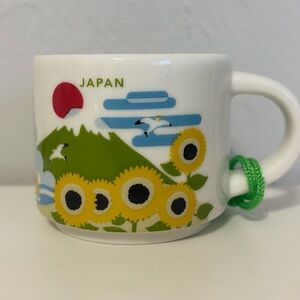 Starbucks Japan You Are Here Mug Cup Ornament 2oz Expresso Summer